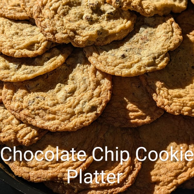 Homemade Chocolate Chip Cookies.