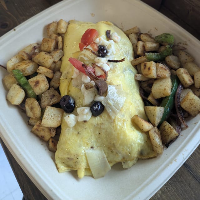 Mediterranean Omelette.