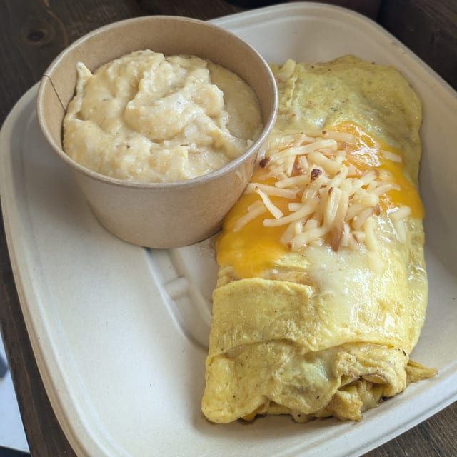 Three Cheese Omelette.