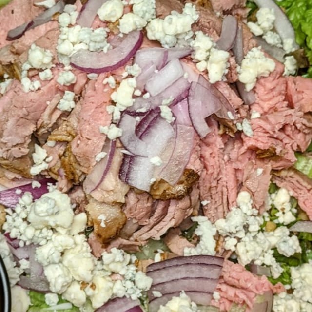 Beef & Blue Salad.